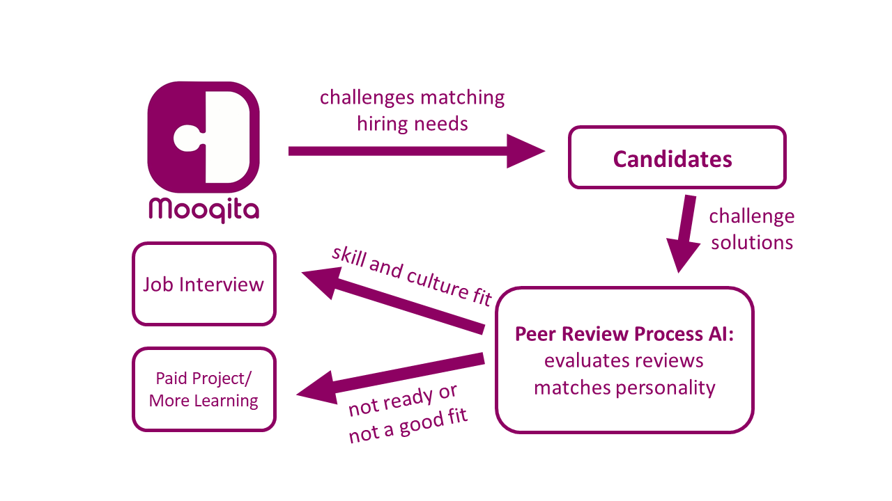 The Mooqita tasks process in brief.